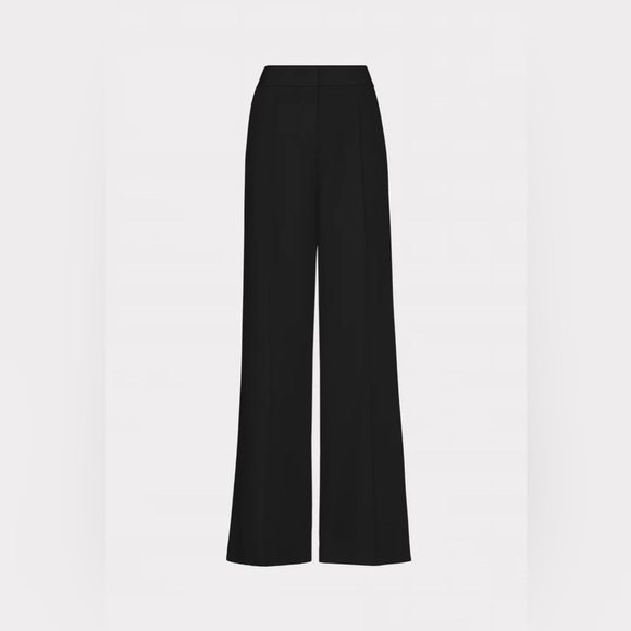 NWT! Milly Nash Cady Pants Trousers Black Women’s Size 12 - Picture 2 of 12